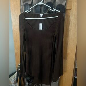 Garage Wide Neck Scoop Dress